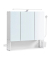 Spiegelschrank weiß 70,0 x 14,5 x 70,0 cm