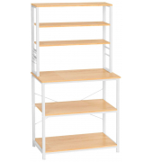 Küchen-Organizer hellbraun 80,0 x 40,0 x 167,0 cm
