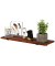 Wandregale-Set braun, schwarz 60,0 x 20,0 x 7,0 cm