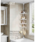 Teleskop-Duschregal BCB001A weiß 25,0 x 35,0 x 85,0 - 300,5 cm