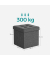 Hocker LSF27Z, dunkelgrau, bis 300kg
