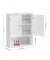 Bad-Hängeschrank BBC27WT weiß 60,0 x 20,0 x 70,0 cm