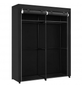 Stoffschrank, RYG02BK schwarz 140,0 x 43,0 x 174,0 cm