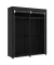 Stoffschrank, RYG02BK schwarz 140,0 x 43,0 x 174,0 cm