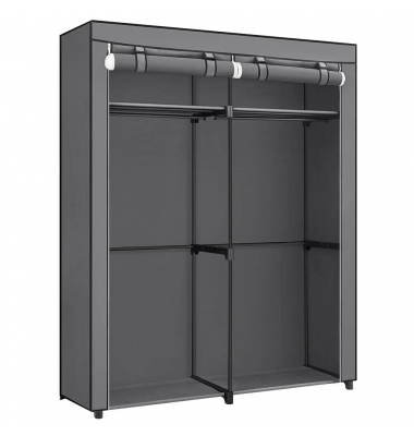Stoffschrank, RYG02GY grau 140,0 x 43,0 x 174,0 cm
