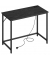 Schreibtisch, 76cm (H), 100x50cm (BxT), rechteckig, schwarz / schwarz