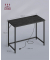 Schreibtisch, 76cm (H), 100x50cm (BxT), rechteckig, schwarz / schwarz