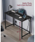Schreibtisch, 76cm (H), 100x50cm (BxT), rechteckig, schwarz / schwarz