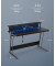 Gaming Schreibtisch schwarz rechteckig, C-Fuß-Gestell schwarz 120,0 x 60,0 cm