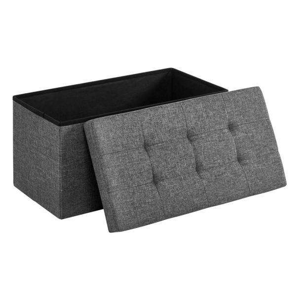 0194343248806 - Sitztruhe LSF47K dunkelgrau Stoff 760 cm 0194343248806 SONGMICS 0194343248806 - Sitztruhe LSF47K dunkelgrau Stoff 760 cm 0194343248806 SONGMICS