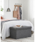 Sitztruhe LSF47K dunkelgrau Stoff 76,0 cm