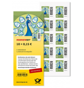 0,15 € Briefmarken Briefpfau selbstklebend