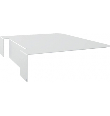 Ansteck-Ablageboard silber