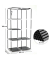 Stoffschrank, RYG84H schwarz 88,0 x 45,0 x 170,0 cm