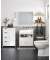 Waschtischunterschrank ohne Waschbecken BBC02WT weiß 60,0 x 30,0 x 30,0 cm