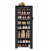 Stoffschrank, RXJ10H01 schwarz 58,0 x 28,0 x 160,0 cm