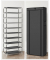 Stoffschrank, RXJ10H01 schwarz 58,0 x 28,0 x 160,0 cm