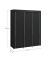 Stoffschrank, RYG12B schwarz 150,0 x 45,0 x 175,0 cm