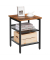 Beistelltisch LET23XV1, 55cm (H), 40x40cm (BxT), braun / schwarz