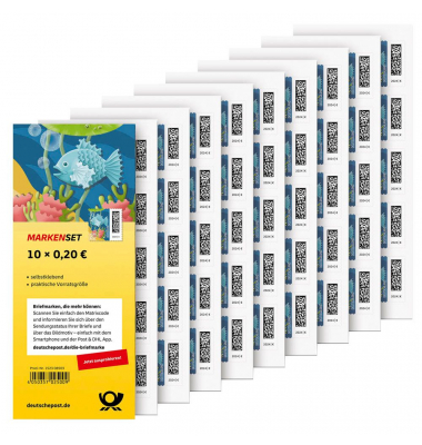 0,20 € Briefmarken Zackenbarsch selbstklebend