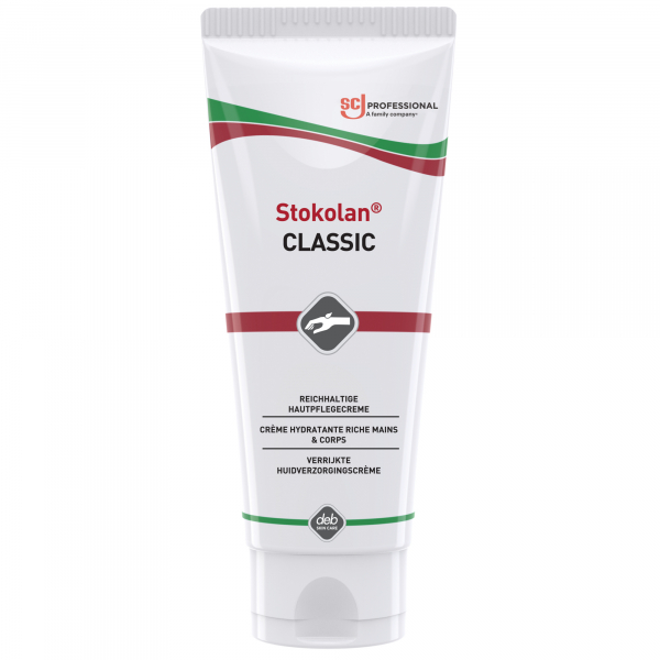 4016208854846 - Deb Stoko® Stokolan® Classic Hautpflegecreme Regenerierende Pflegecreme für Gesicht und Hände 100 ml - Tube