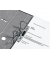 Ordner Grüner Balken 18403, A4 80mm breit Karton Wolkenmarmor schwarz