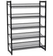 Schuhregal schwarz 74,0 x 30,7 x 104,0 cm