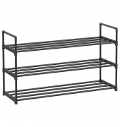 Schuhregal schwarz 92,0 x 30,0 x 54,0 cm