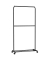 Rollgarderobe schwarz Metall 91,0 x 194,0 cm