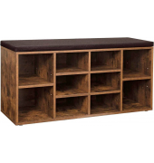 Schuhbank LHS010X01 braun Holz 104,0 cm