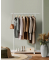 Rollgarderobe weiß Metall 98,5 x 160,3 cm