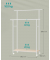 Rollgarderobe weiß Metall 98,5 x 156,8 cm