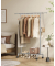 Rollgarderobe silber Metall 83,0 - 120,0 x 156,0 cm