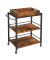 Servierwagen braun, schwarz 65,0 x 40,0 x 86,0 cm