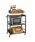 Servierwagen braun, schwarz 65,0 x 40,0 x 86,0 cm