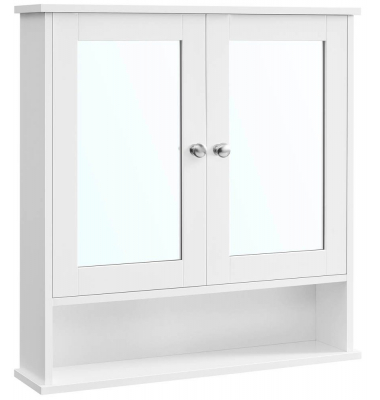 Spiegelschrank LHC002 weiß 56,5 x 13,0 x 58,5 cm