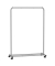 Rollgarderobe grau Metall 91,0 x 158,0 cm