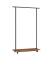Rollgarderobe schwarz Metall 98,5 x 160,3 cm
