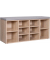 Schuhbank LHS10NLV1 eiche, grau Holz 104,0 cm