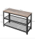 Schuhbank LBS73MB grau, schwarz Holz 73,0 cm