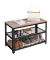 Schuhbank LBS73MB grau, schwarz Holz 73,0 cm