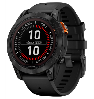 fēnix 7S Pro Smartwatch schwarz, schiefergrau