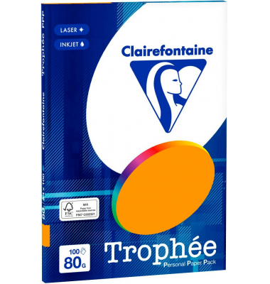 Kopierpapier Trophee 4110C orange A4 80g Kopierpapier Trophee 4110C orange A4 80g