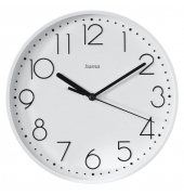 Wanduhr Salina weiß Kunststoff, Ø 22,0 cm