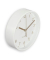 Wanduhr Madeira weiß Kunststoff, Ø 16,0 cm