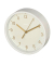 Wanduhr Madeira weiß Kunststoff, Ø 16,0 cm