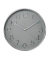 Wanduhr Korsika grau silber Kunststoff, Ø 30,0 cm