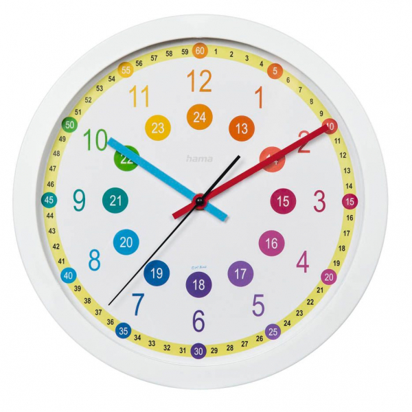 4047443520043 - Wanduhr Sal mehrfarbig weiß Kunststoff Ø 300 cm 4047443520043 Hama 4047443520043 - Wanduhr Sal mehrfarbig weiß Kunststoff Ø 300 cm 4047443520043 Hama