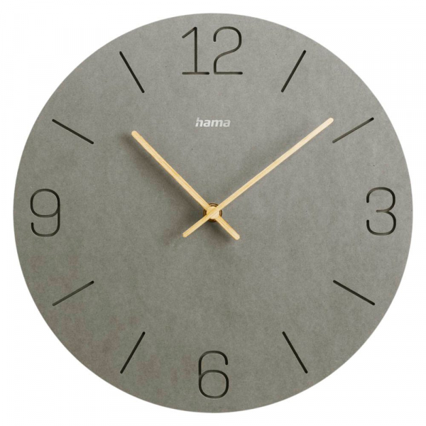 4047443520166 - 185881 Uhren und Wecker Wanduhr Kreta grau     30cm eingravierte Ziffern      185881 185881 4047443520166
