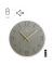 Wanduhr Kreta grau Mitteldichte Holzfaserplatte (MDF), Ø 30,0 cm